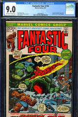 Fantastic Four #126 CGC graded 9.0  origin Fantastic Four retold - F.F. #1 cover homage