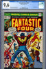 Fantastic Four #136 CGC graded 9.6  Shaper appearance  John Buscema cover and art
