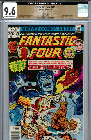 Fantastic Four #179 CGC graded 9.6 Impossible Man, Thundra & more PEDIGREE - SOLD!
