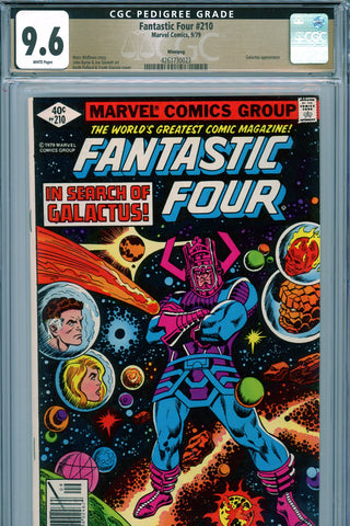 Fantastic Four #210 CGC graded 9.6 - Galactus cover/story PEDIGREE - SOLD!