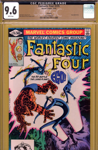 Fantastic Four #235 CGC graded 9.6 - John Byrne story, cover & art PEDIGREE - SOLD!