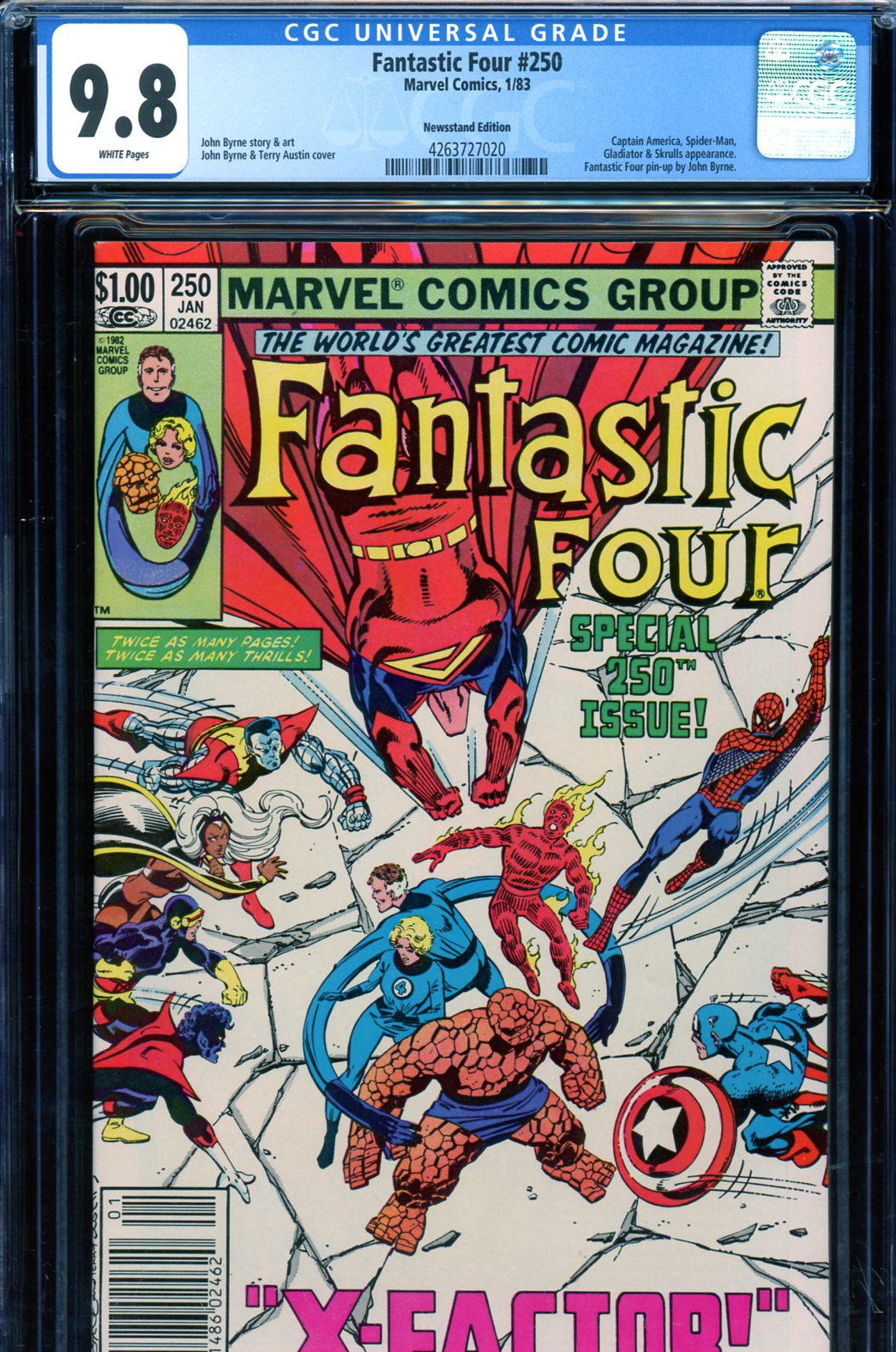 Cedar Chest Comics - Fantastic Four #250 CGC graded 9.8 F.F. Cedar Chest Comics - Fantastic Four #250 CGC graded 9.8 F.F.