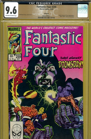 Fantastic Four #259 CGC graded 9.6 - John Byrne story, cover & art PEDIGREE - SOLD!
