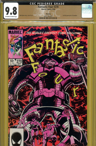 Fantastic Four #270 CGC 9.8 - 1st FULL app. of Terminus  {PEDIGREE} HIGHEST GRADED - SOLD!