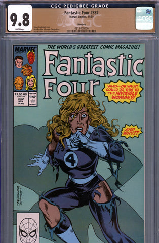 Fantastic Four #332 CGC graded 9.8 {PEDIGREE} HIGHEST GRADED - SOLD!