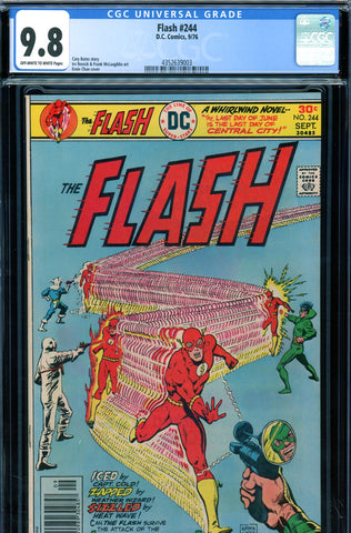 Flash #244 CGC graded 9.8 - HIGHEST GRADED  Ernie Chan cover - SOLD!
