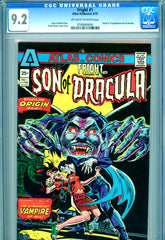 Fright #1 CGC graded 9.2 - origin/1st app. of Son of Dracula