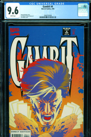 Gambit #4 CGC 9.6 limited series -  Weeks & Janson art - Lee Weeks cover - SOLD!