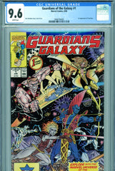 Guardians Of the Galaxy #1 CGC graded 9.6 - first appearance of Taserface - 1990