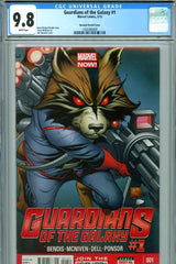 Guardians of the Galaxy #1 CGC graded 9.8 - VARIANT COVER  1:100 ratio