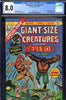 Giant-Size Creatures #1 CGC graded 8.0 origin/1st appearance of Tigra - SOLD!