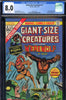 Giant-Size Creatures #1 CGC graded 8.0 origin/1st appearance of Tigra