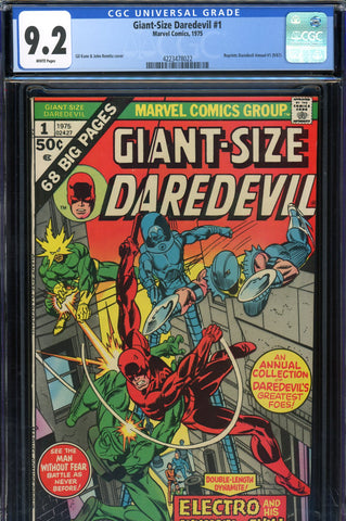 Giant-Size Daredevil #1 CGC graded 9.2 Kane/Romita cover - SOLD!