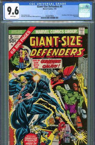 Giant-Size Defenders #5 CGC graded 9.6  third Guardians of the Galaxy