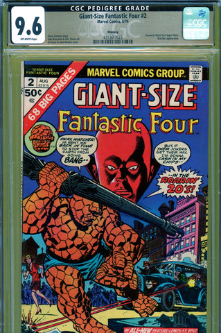 Giant-Size Fantastic Four #2 CGC graded 9.6 PEDIGREE Watcher appearance