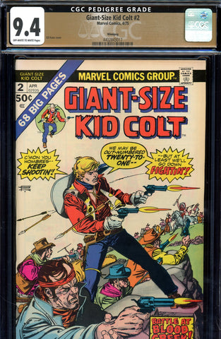 Giant-Size Kid Colt #2 CGC graded 9.4 Gil Kane cover PEDIGREE - SOLD!