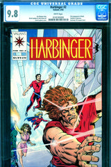 Harbinger #2 CGC graded 9.8 - HIGHEST GRADED Lapham cover/art
