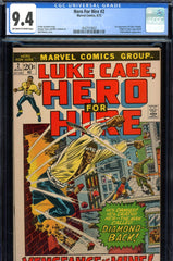 Hero For Hire #02 CGC 9.0 - three first appearances - 2nd appearance of Luke Cage