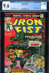 Iron Fist #2 CGC graded 9.6 - more details of origin revealed