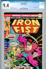 Iron Fist #7 CGC graded 9.4 - Angar appearance - Wilson & Milgrom cover