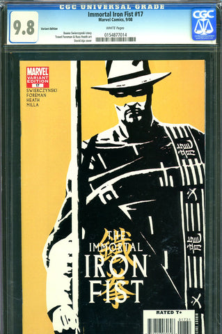Immortal Iron Fist #17 CGC graded 9.8  first appearance of the Chi'i-Lin VARIANT EDITION - SOLD!