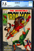Iron Man #15 CGC graded 7.5 - Unicorn and Red Ghost appearance - last 12 cents issue