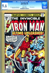 Iron Man #095 CGC graded 9.6 - second highest graded  Ultimo appearance