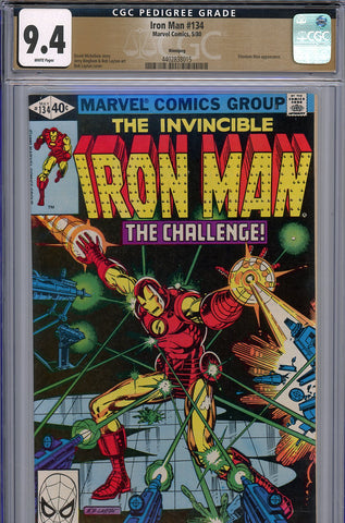 Iron Man #134 CGC graded 9.4 Titanium Man appearance - PEDIGREE -  SOLD!