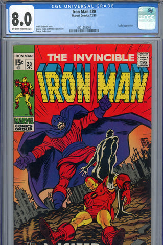 Iron Man #020 CGC graded 8.0 - Lucifer cover and story - SOLD!