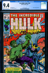 Incredible Hulk #126 CGC graded 9.4 Doctor Strange appearance