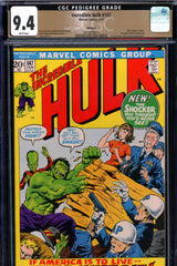 Incredible Hulk #147 CGC graded 9.4 PEDIGREE - Doc Samson/Leader appearance