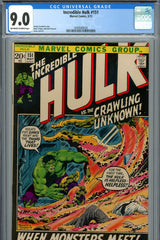 Incredible Hulk #151 CGC 9.0 - Herb Trimpe and John Severin cover and art