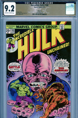 Incredible Hulk #188 CGC graded 9.2 Gremlin cover/story  PEDIGREE