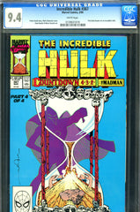 Incredible Hulk #367 CGC 9.4 - first Dale Keown art on Hulk  Walt Simonson cover