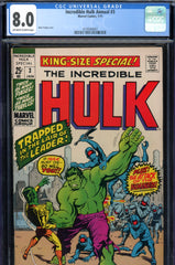 Incredible Hulk Annual #3 CGC graded 8.0 - reprints T.T.A. stories