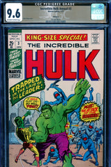 Incredible Hulk Annual #3 CGC graded 9.6 PEDIGREE - Herb Trimpe cover