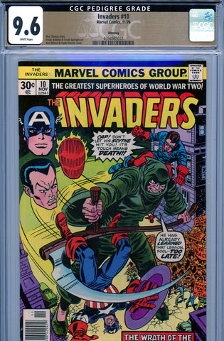 Invaders #10 CGC graded 9.6 - Roy Thomas story PEDIGREE - SOLD!