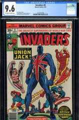 Invaders #08 CGC 9.6 - Union Jack joins - classic cover  1st Union Jack cover