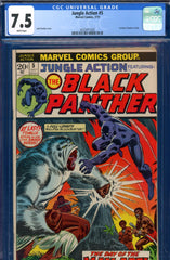 Jungle Action #5 CGC graded 7.5 - first Black Panther in title