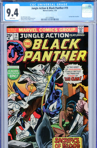 Jungle Action & B.P. #19 CGC graded 9.4 Ku Klux Klan storyline - SOLD!
