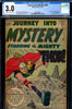 Journey Into Mystery #86 CGC graded 3.0 1st appearance of Zarrko