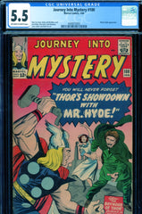 Journey Into Mystery #100 CGC graded 5.5 second Mister Hyde appearance
