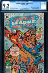 Justice League of America #137 CGC graded 9.2 - classic cover - Justice Society x-over