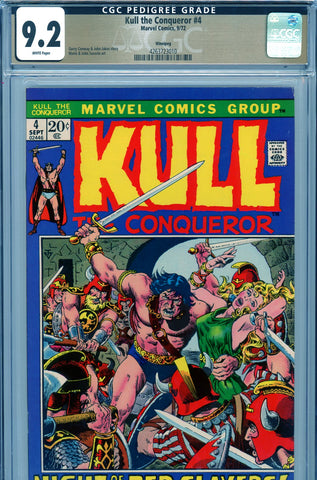 Kull the Conqueror #04 CGC graded 9.2 M. & J. Severin art PEDIGREE - SOLD!