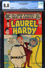 Laurel and Hardy #1 CGC graded 8.0  scarce - only issue