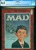 Mad #30 CGC graded 4.5 - first Alfred E. Neuman cover by Norman Mingo - SOLD!