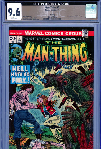 Man-Thing #02 CGC graded 9.6 PEDIGREE - first appearance of Richard Rory - SOLD!