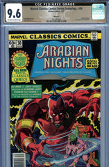 Marvel Classics Comics Series Featuring ... #30 CGC 9.6 - PEDIGREE Arabian Nights HG