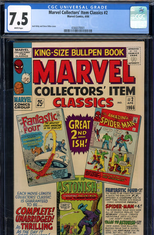 Marvel Collectors' Item Classics #02 CGC graded 7.5 - early Marvel reprints - SOLD!