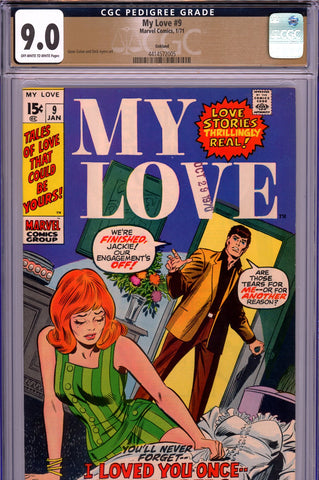 My Lover #9 CGC graded 9.0 SCARCE! 3rd highest graded PEDIGREE